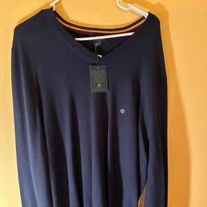 New Brooks Brothers Men V-Neck Sweatier Size Large